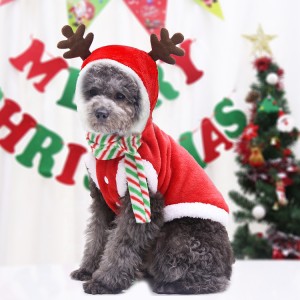 Haine pentru animale de companie de designer de Crăciun de iarnă Haine pentru câini Crăciun Moș Crăciun haine pentru câine de companie