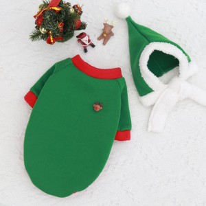 Projektant świątecznych zimowych ubranek dla zwierząt Ubranka dla psów Świąteczne ubranka dla psów i kotów Świętego Mikołaja