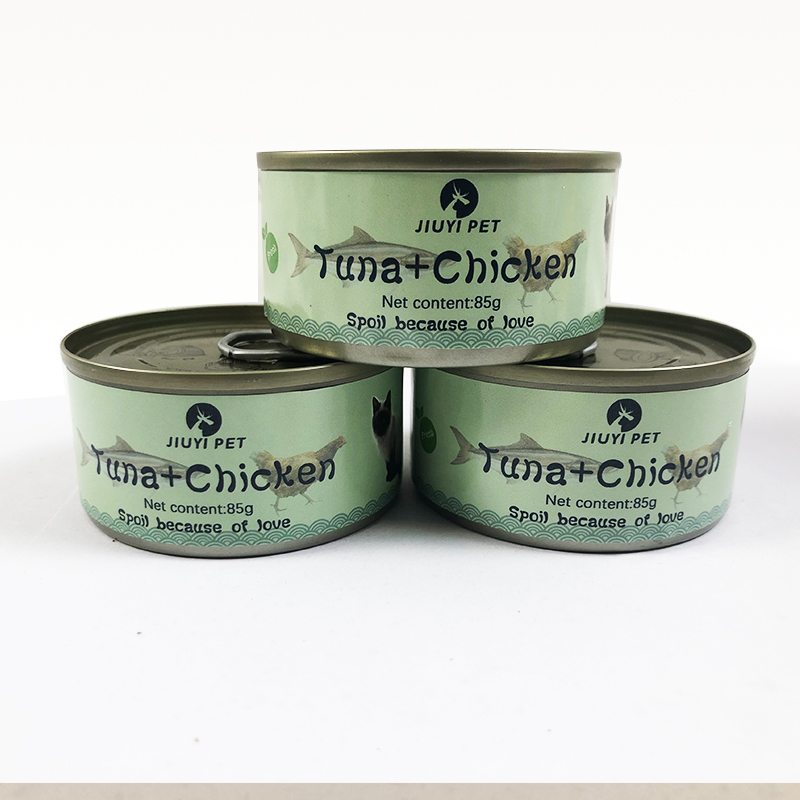 Factory direct sales of tuna bit snacks canned feles obtinere cibum kittens pinguescere nutritionem canned feles