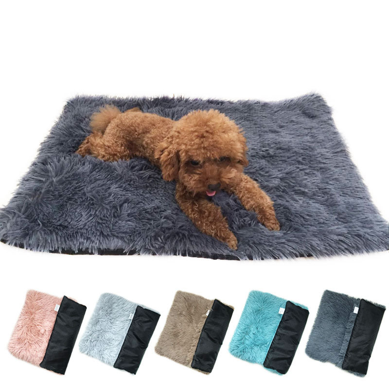Manufacturer Best Sell Plush Double Stuffing Cat sy Dog Mat Pet Plush Blanket