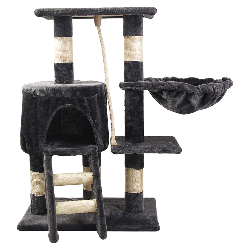 Üreticileri yüksek kaliteli sisal sütun küçük kedi mobilya kedi interaktif kedi ağacı