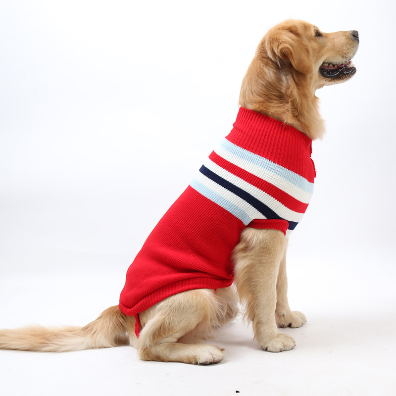Mukautettavat tukkukaupan koirien vaatteet Plus-kokoiset lemmikkivaatteet Trendikäs koirien neulepuserot