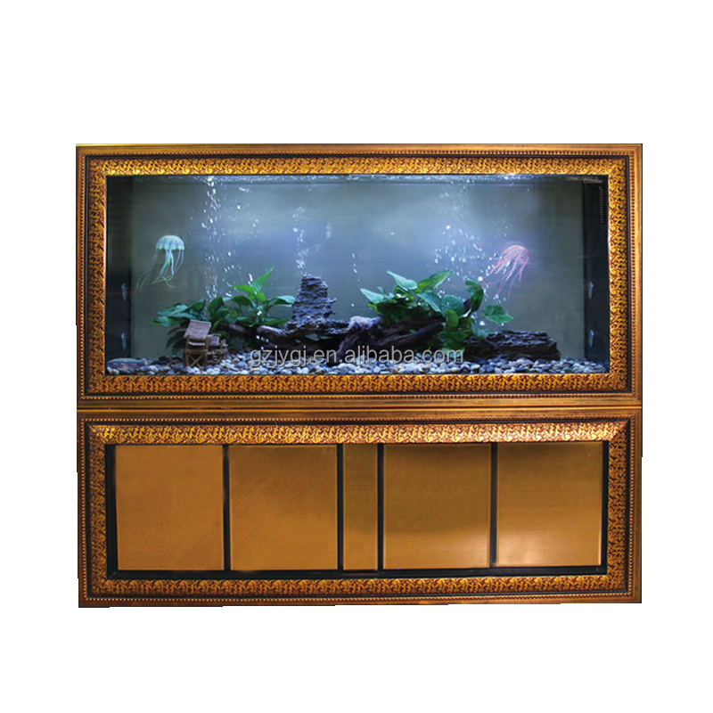 Baza Kabineto Ekologia Pejzaĝo vitra akvo akvario plena aro malsupra filtrila tanko ekologia akvario muta interna fiŝujo