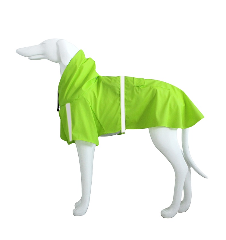 Pakyawan na nako-customize na adjustable reflective waterproof dog raincoat na may hood