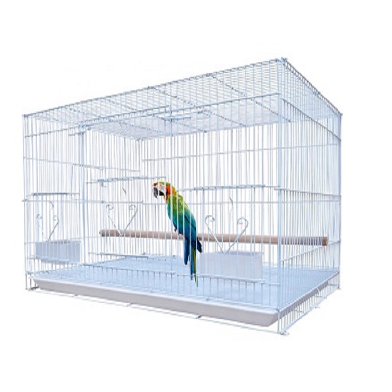 Amazon Hot Sale Kandang Manuk Oversized Sturdy Kawat Sarang Manuk Metal Cage Parrot Bird Cage